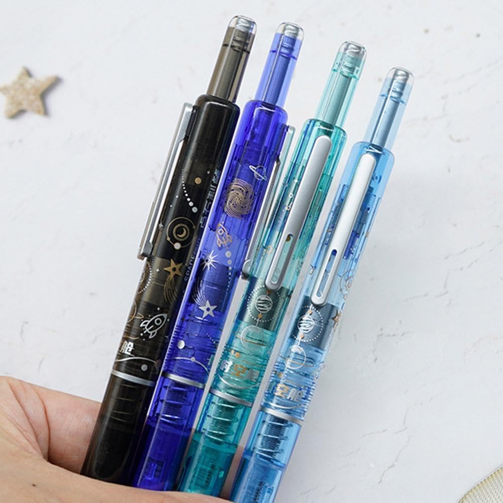 Stylo Plume Rétractable avec 5 Cartouches Rechargeables – Image 4