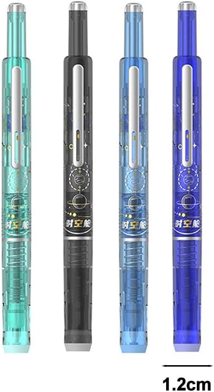 Stylo Plume Rétractable avec 5 Cartouches Rechargeables – Image 7