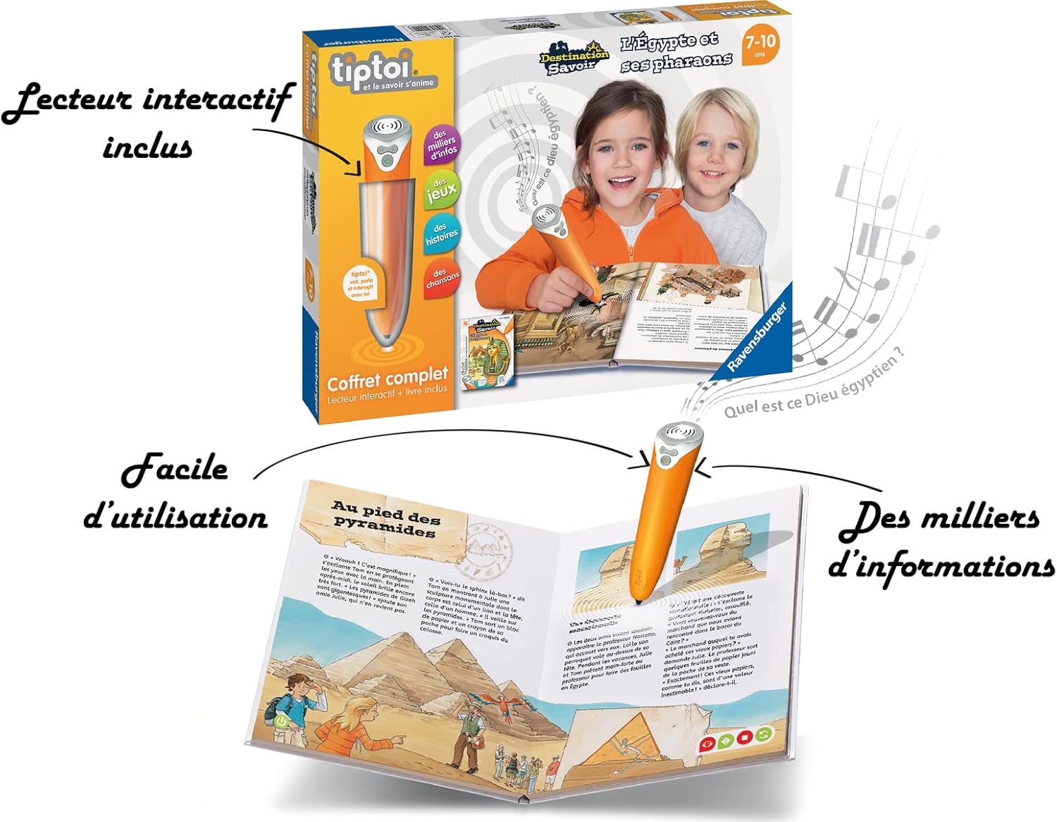 Coffret Tiptoi® : L'Égypte et Ses Pharaons – Image 2