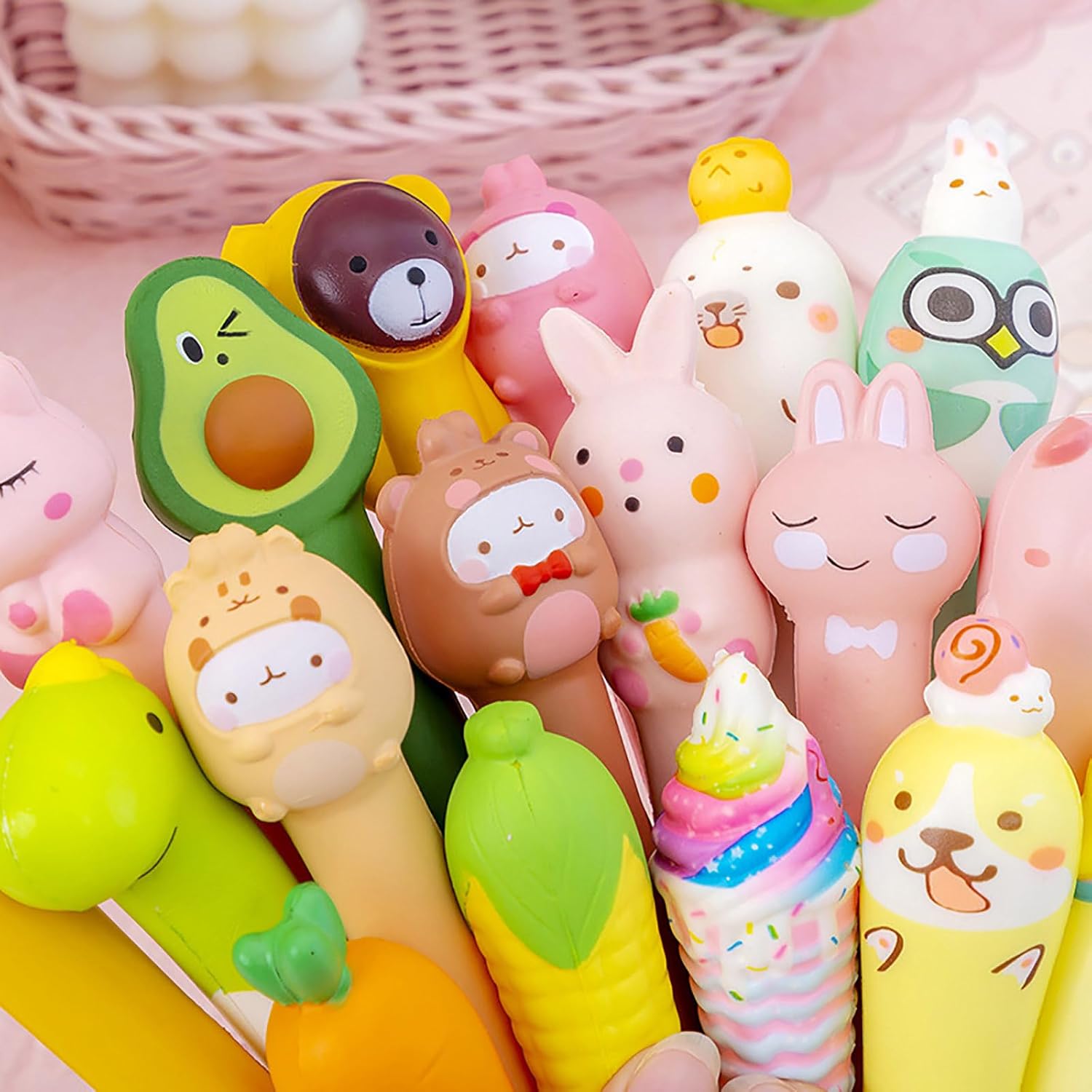 Stylos Gel Anti-Stress Mignons - Lot de 10 – Image 2