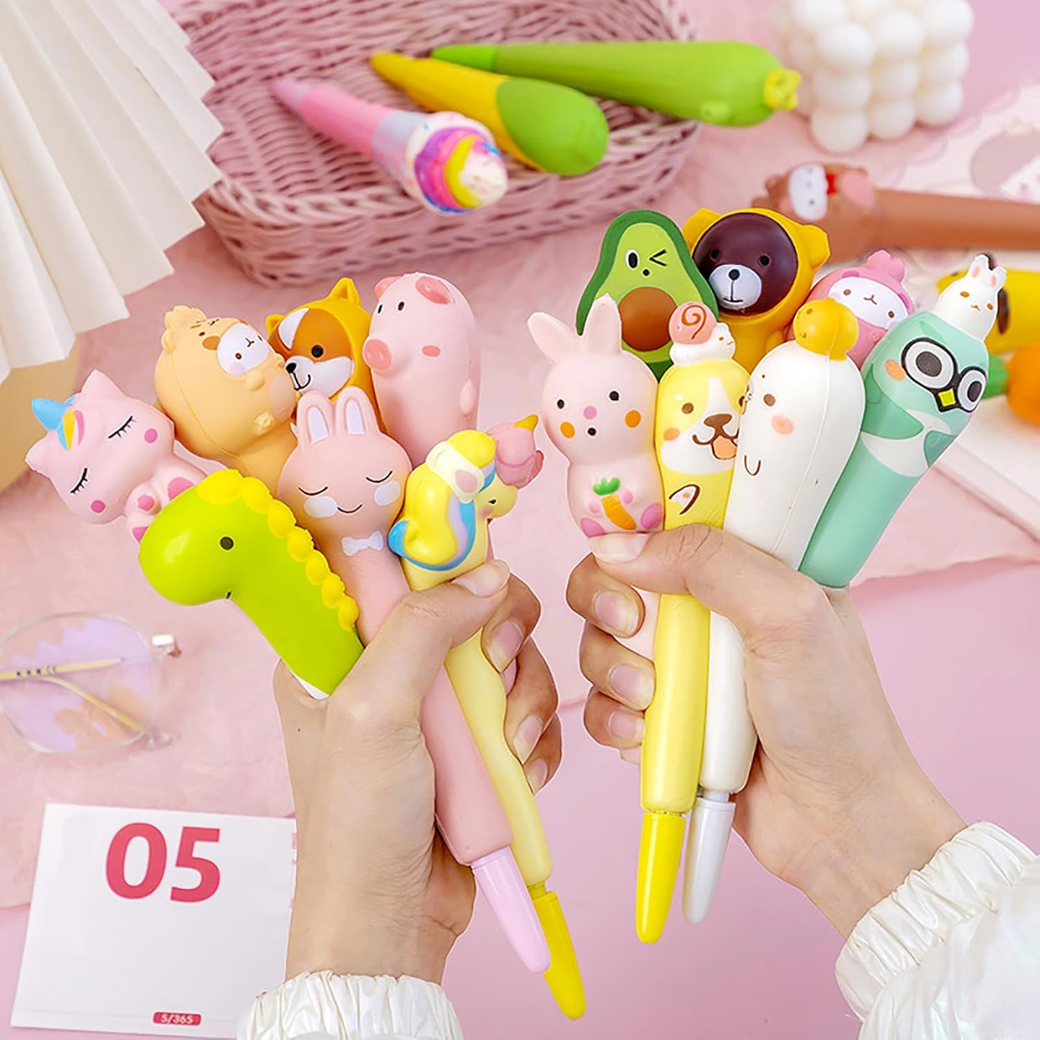 Stylos Gel Anti-Stress Mignons - Lot de 10 – Image 4
