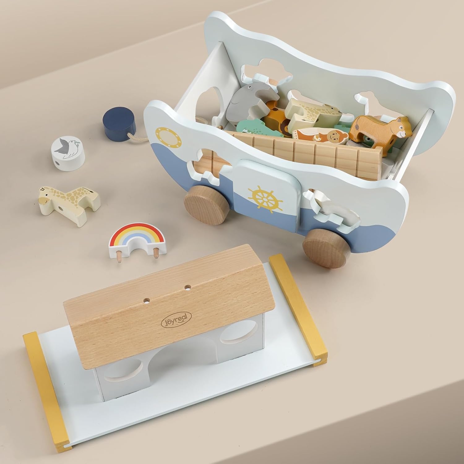 Joyreal Arche de Noé - Jouet en Bois Montessori – Image 5