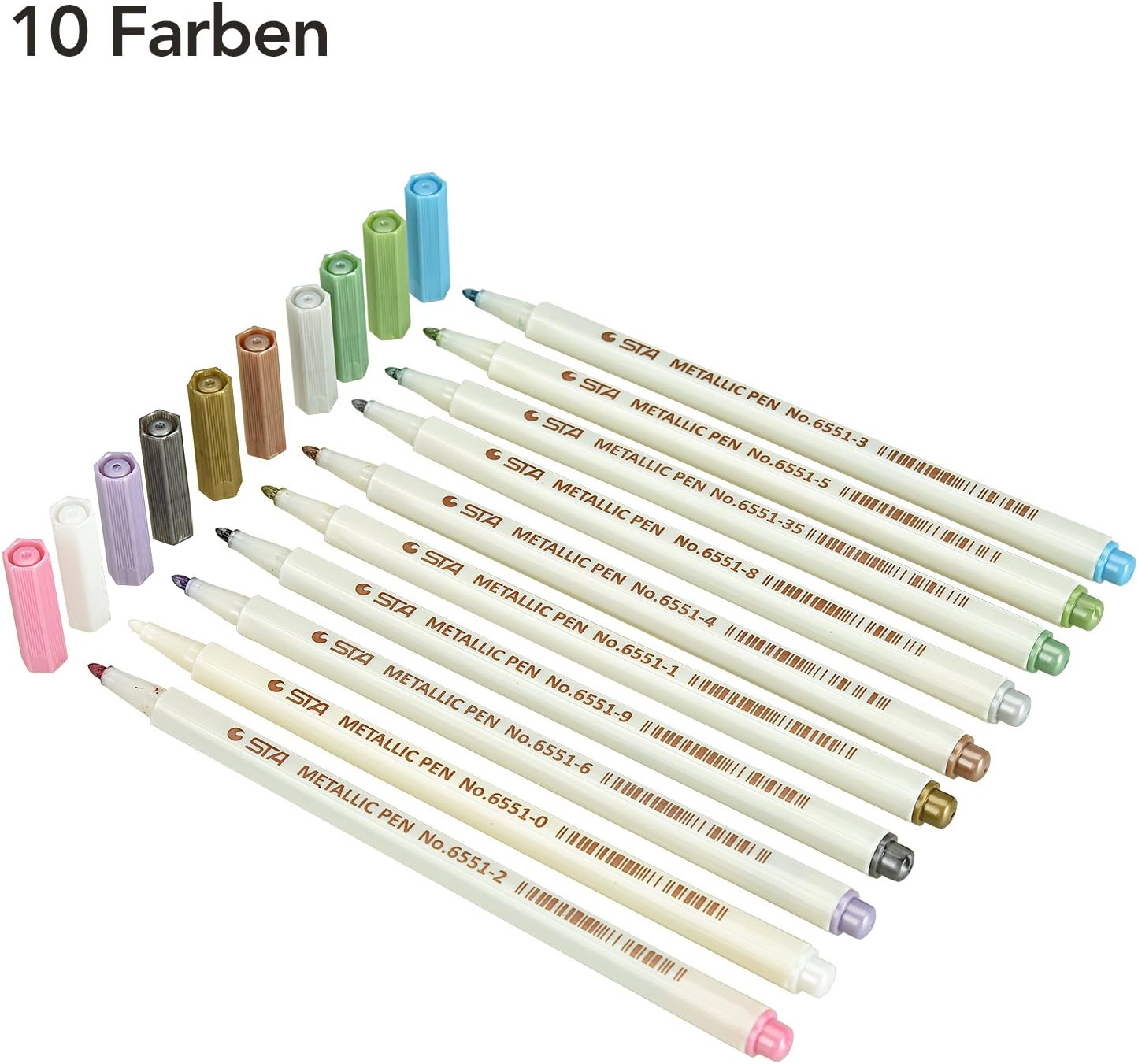 Lot de 10 Marqueurs à Craie Métallisée - Livre d'Or – Image 6