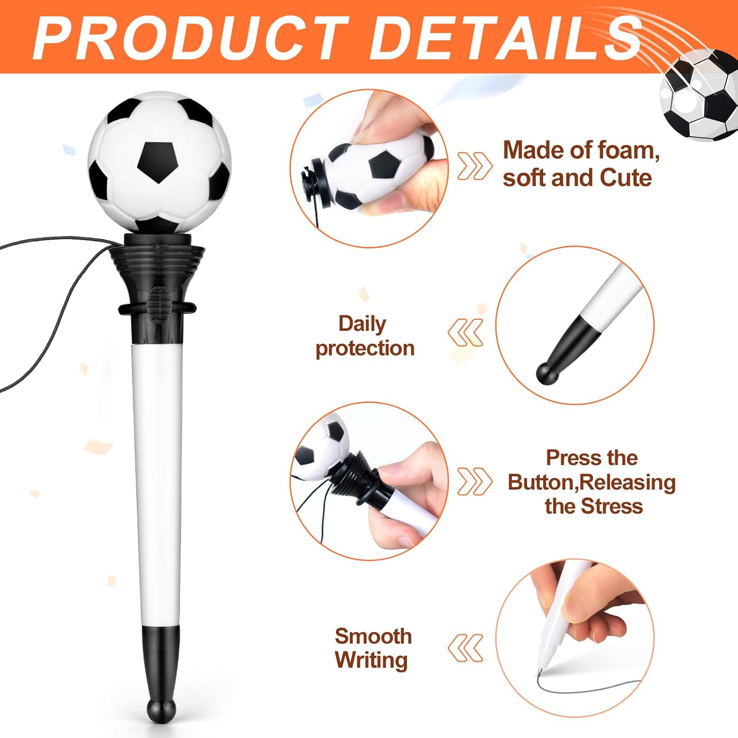 Stylos à bille amusants pour fans de sport – Image 3