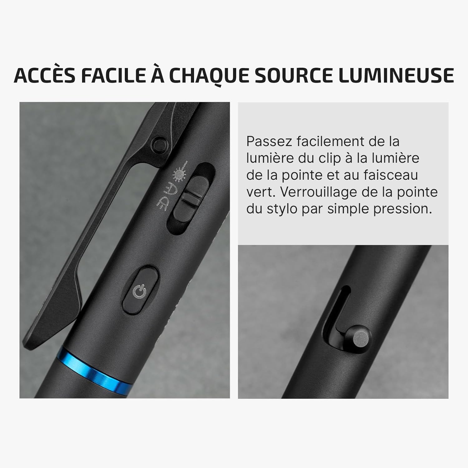OLIGHT Open 3 : Stylo EDC Multifonction 4 en 1 – Image 4