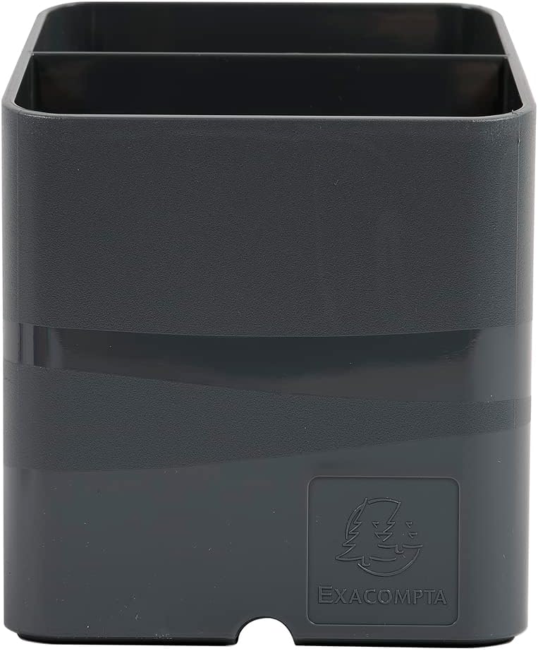 Pot à Crayons PEN-CUBE Gris Souris - 2 Compartiments – Image 2