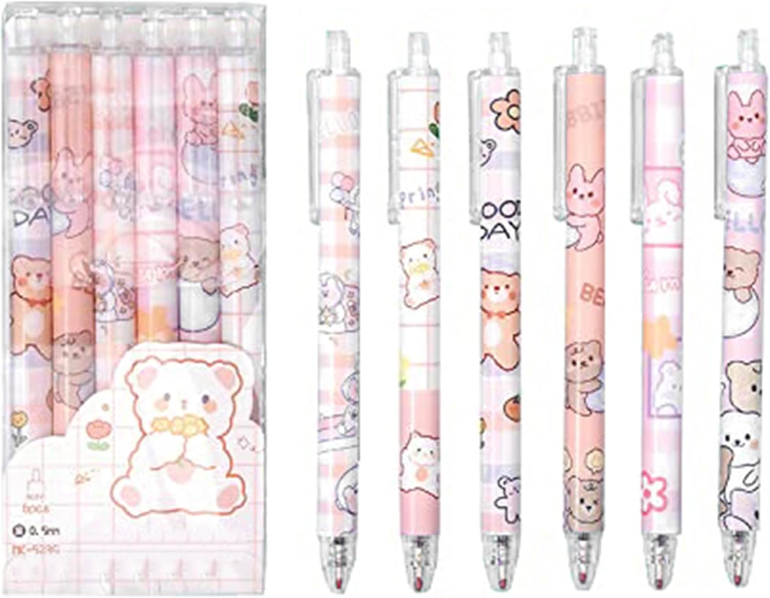 Stylos à Gel Kawaii - Set de 6 Mignons 0.5mm – Image 5