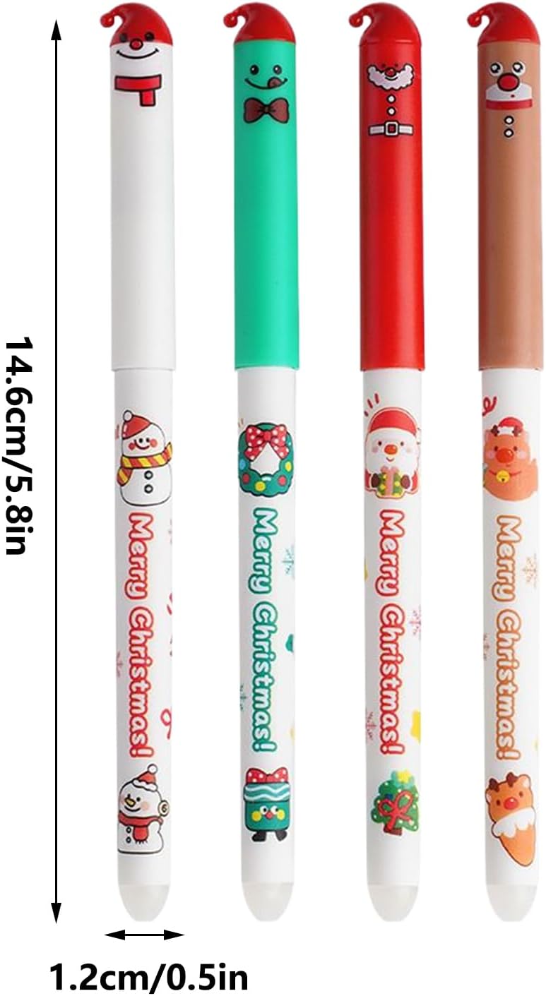 Stylo Effaçable Noël 2025 - Pack de 4 – Image 5