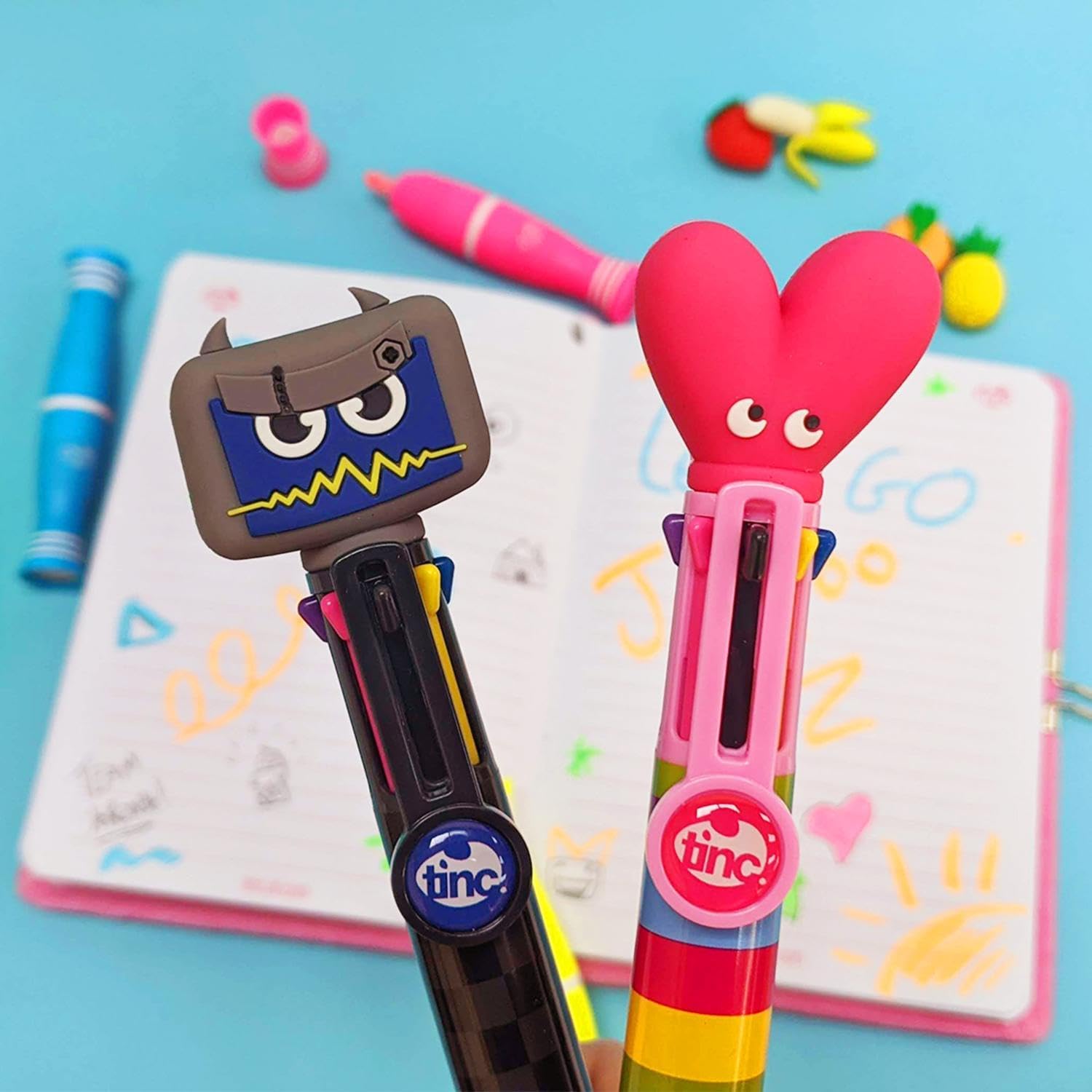 Stylo Multi-Clic Mallo Rose - Pratique et Amusant – Image 6