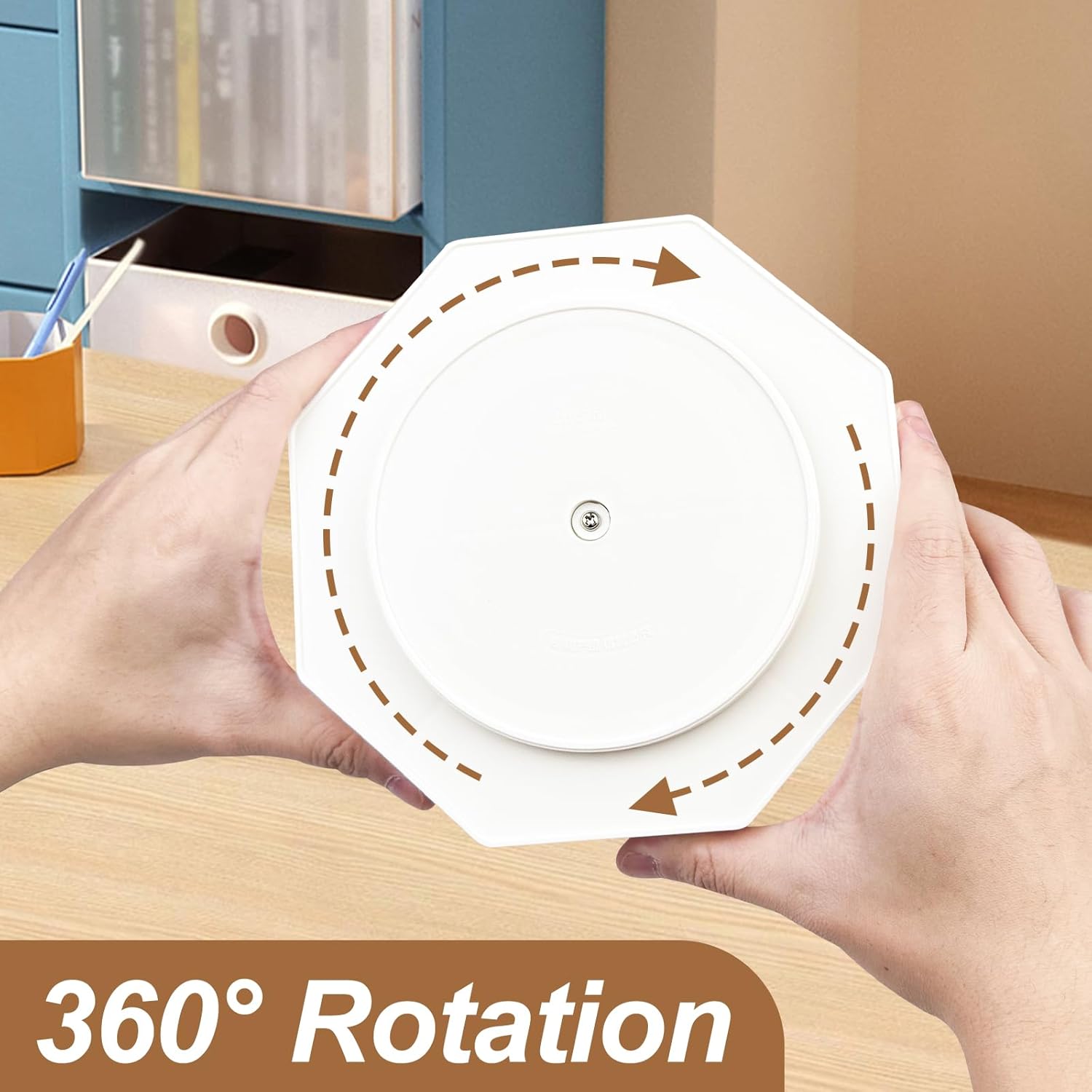 Pot à Crayon Rotatif 360° avec 9 Compartiments – Image 4