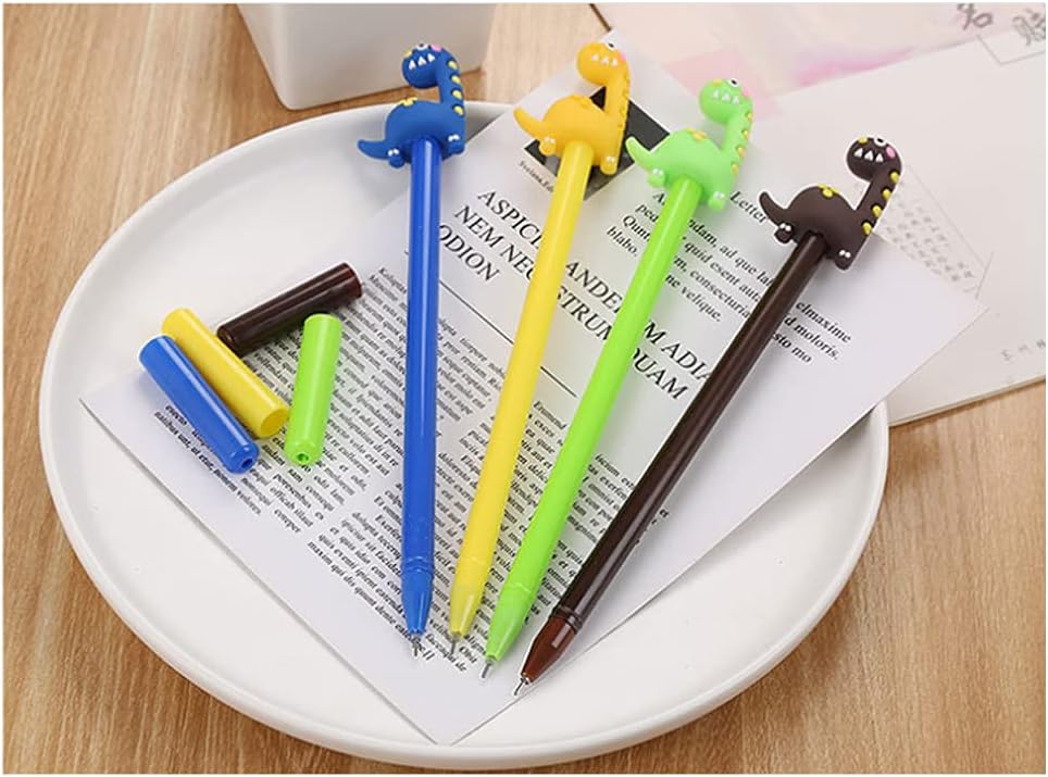 Stylo Gel Dinosaure 0.5mm - 4 pièces – Image 3