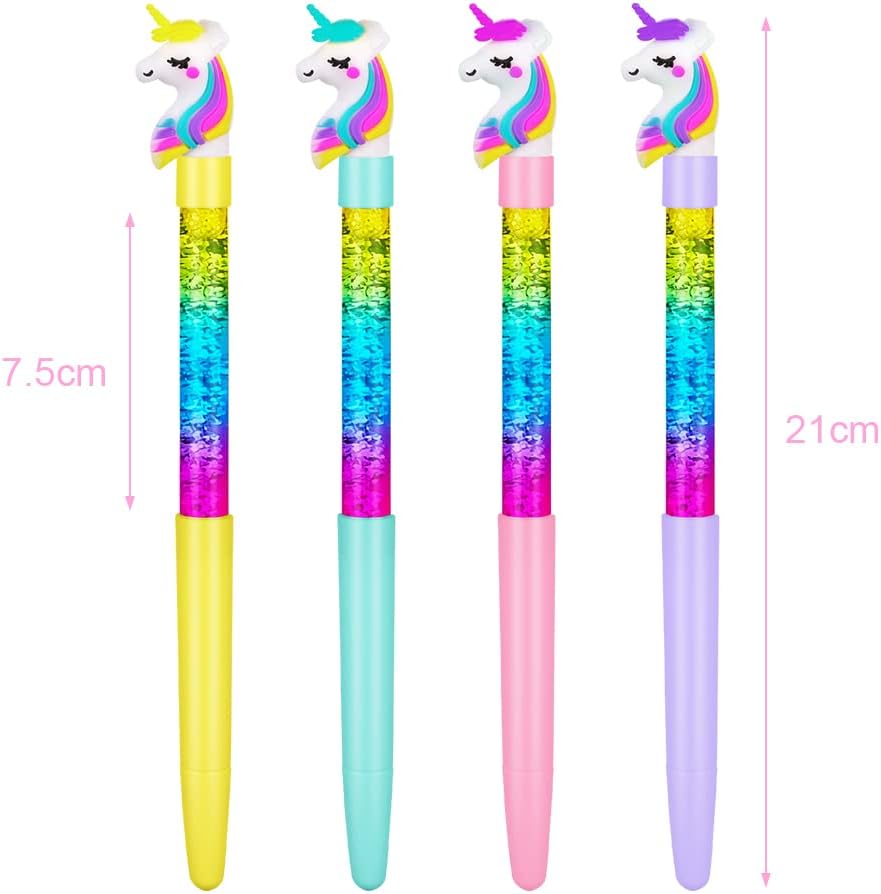 Stylo Licorne à Sable 4pcs - Kawaii – Image 2