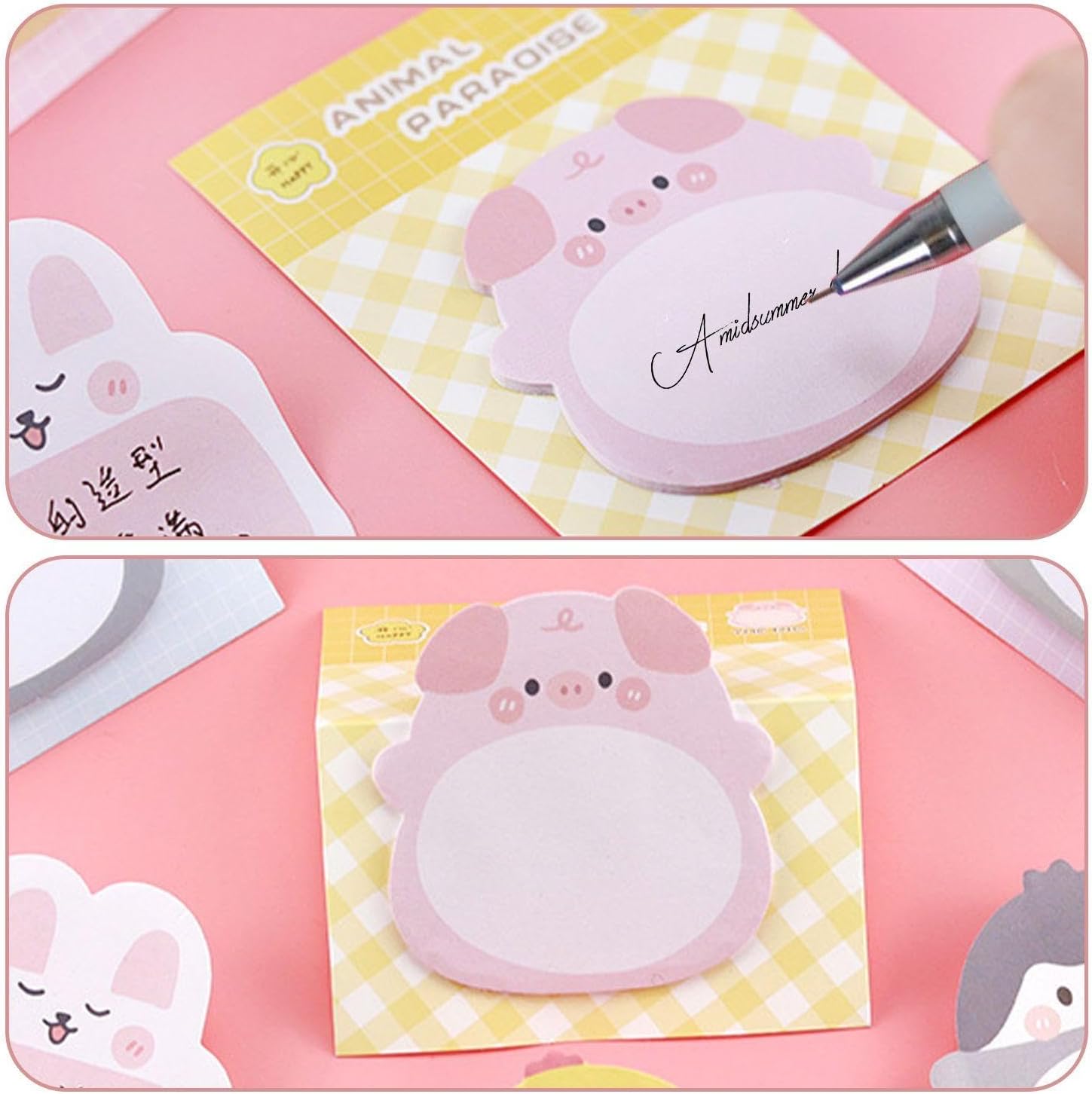 Set de Papeterie Animaux Mignons - 12 Pièces – Image 4