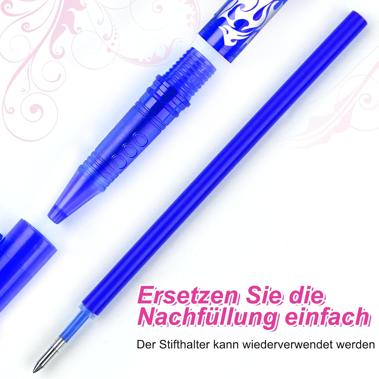 Stylos Effaçables DOMAXWILL - 8 Couleurs Gel – Image 4