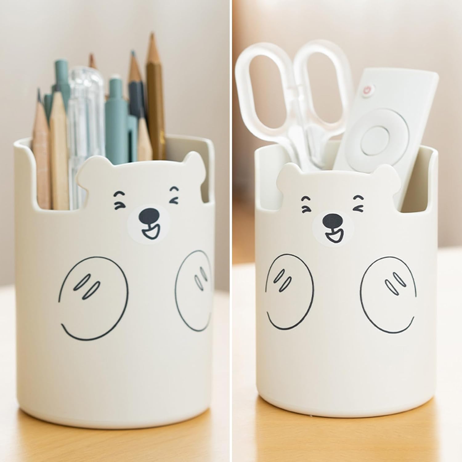 Porte-stylo Multifonction 3 pièces - Rose, Blanc, Bleu – Image 4