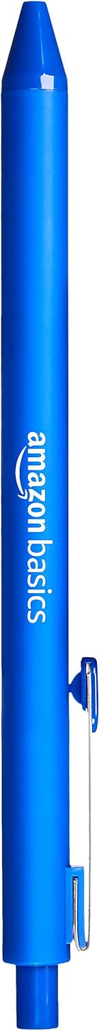 Lot de 12 Stylos-billes Rétractables Bleus – Image 3