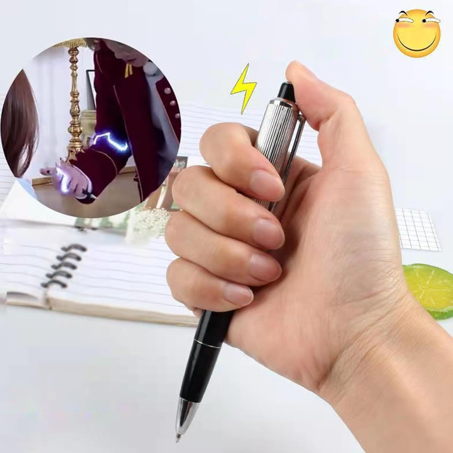 Stylo à Bille Électrique Prank Shock – Image 3