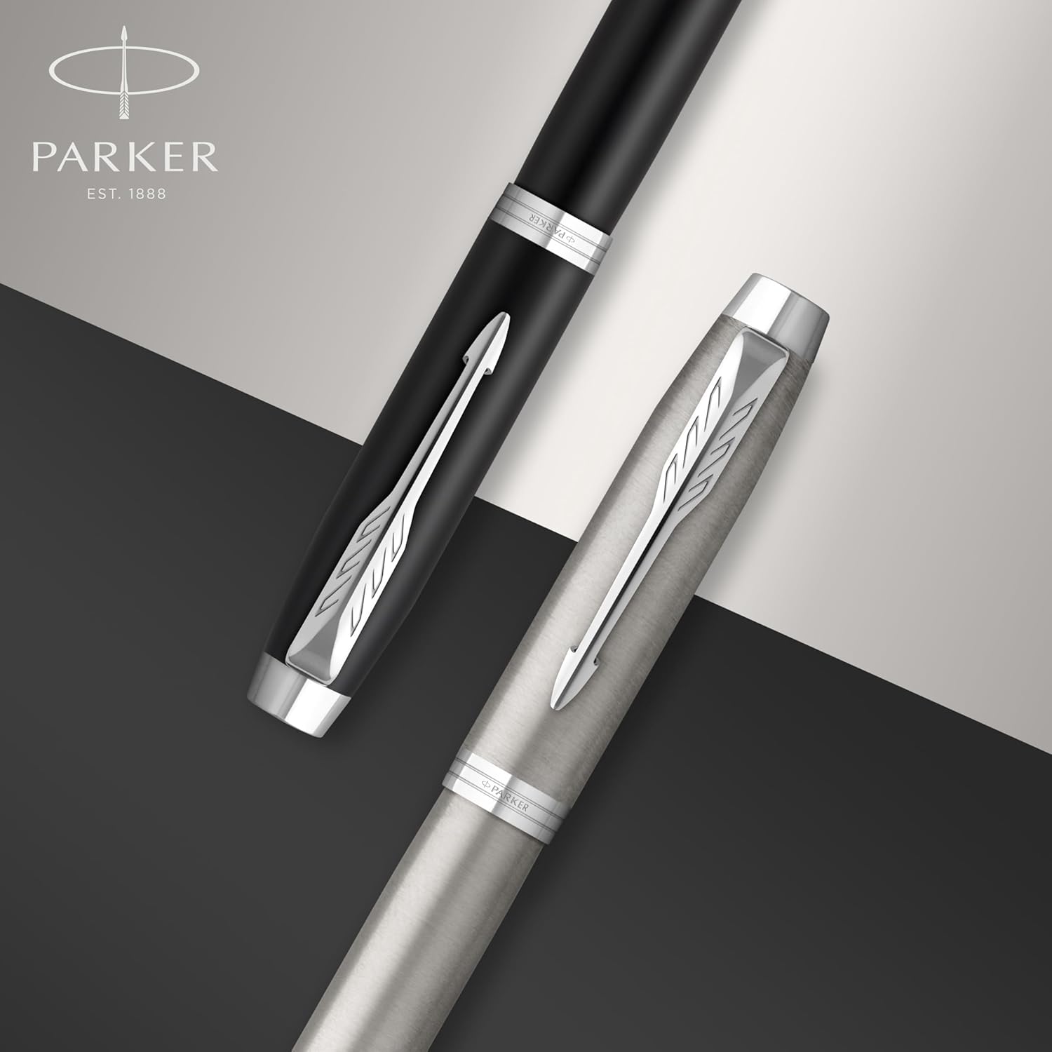 Stylo Roller Parker IM - Acier Inox, Finitions Chrome – Image 6