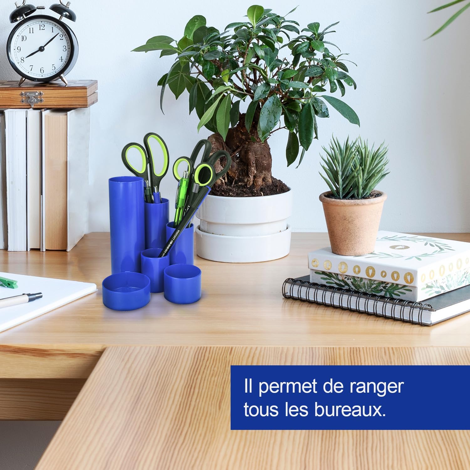 Westcott Porte-Crayons Bleu à 6 Compartiments – Image 5