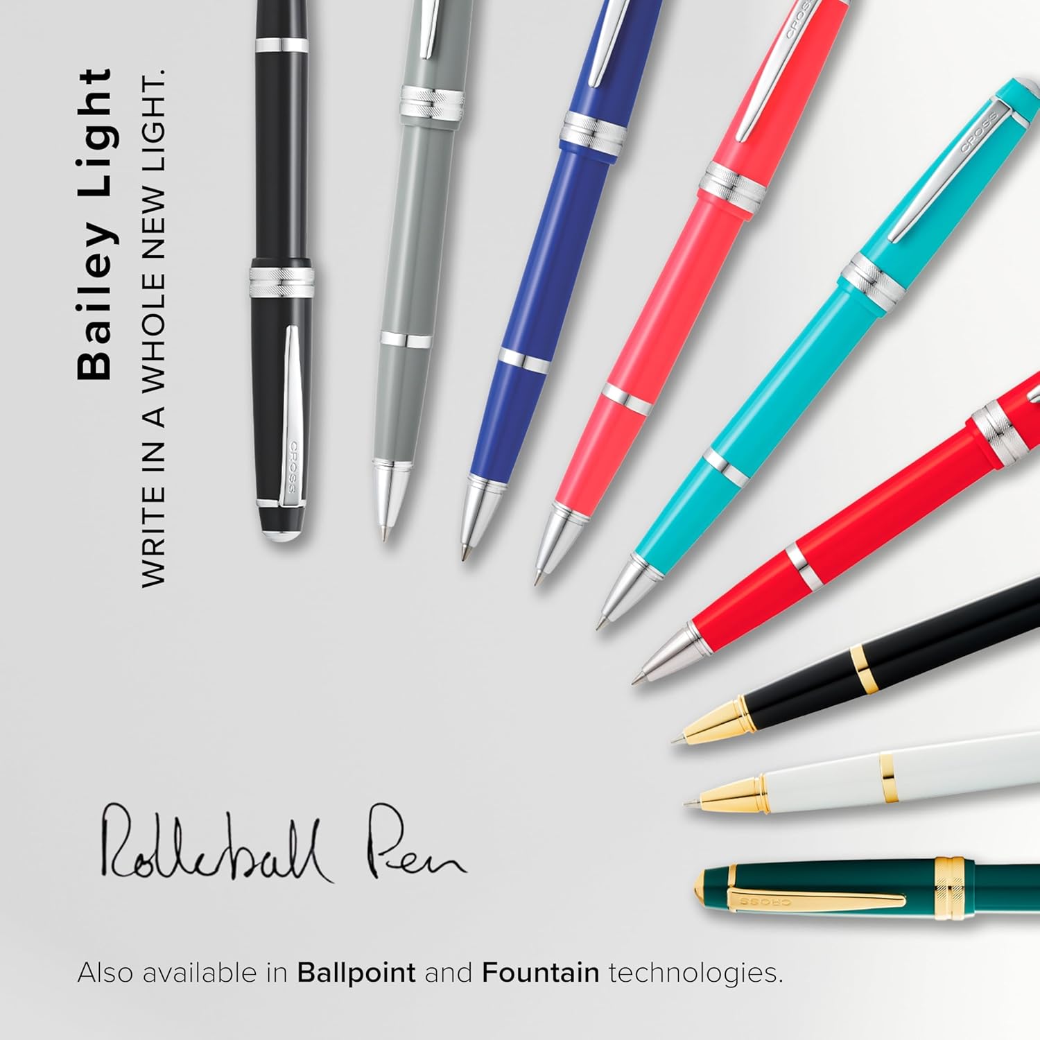 Stylo à bille Cross Bailey Light Bleu – Image 6