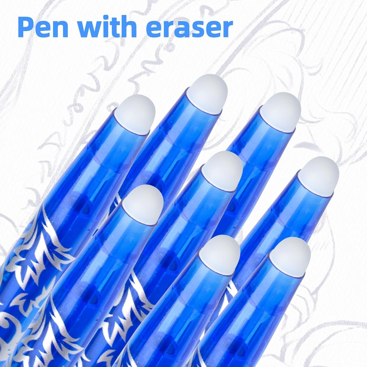 Stylos à Bille Effaçables - Lot de 8 – Image 4