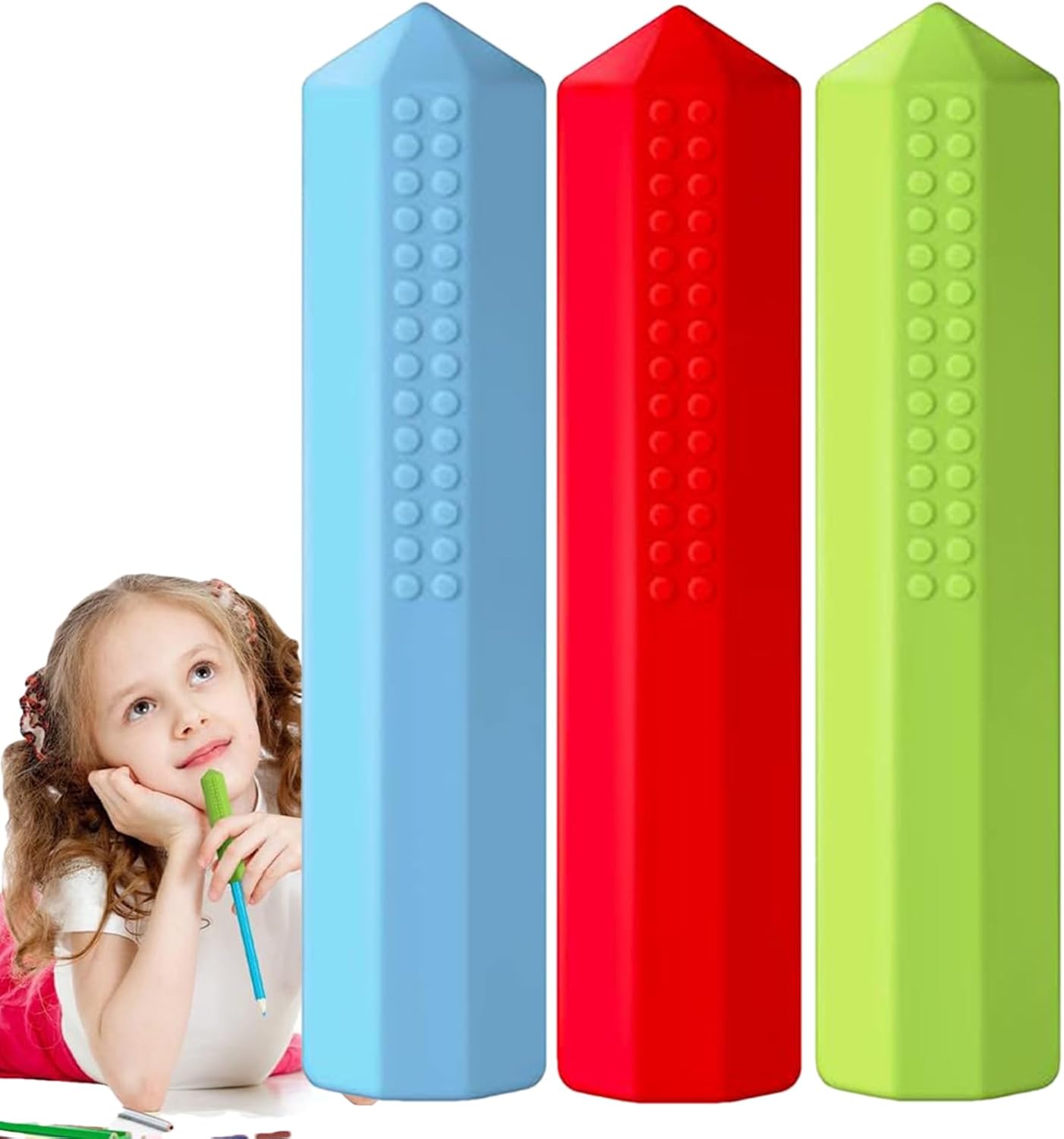 6 Crayons Sensoriels Colorés à Mâcher – Image 8