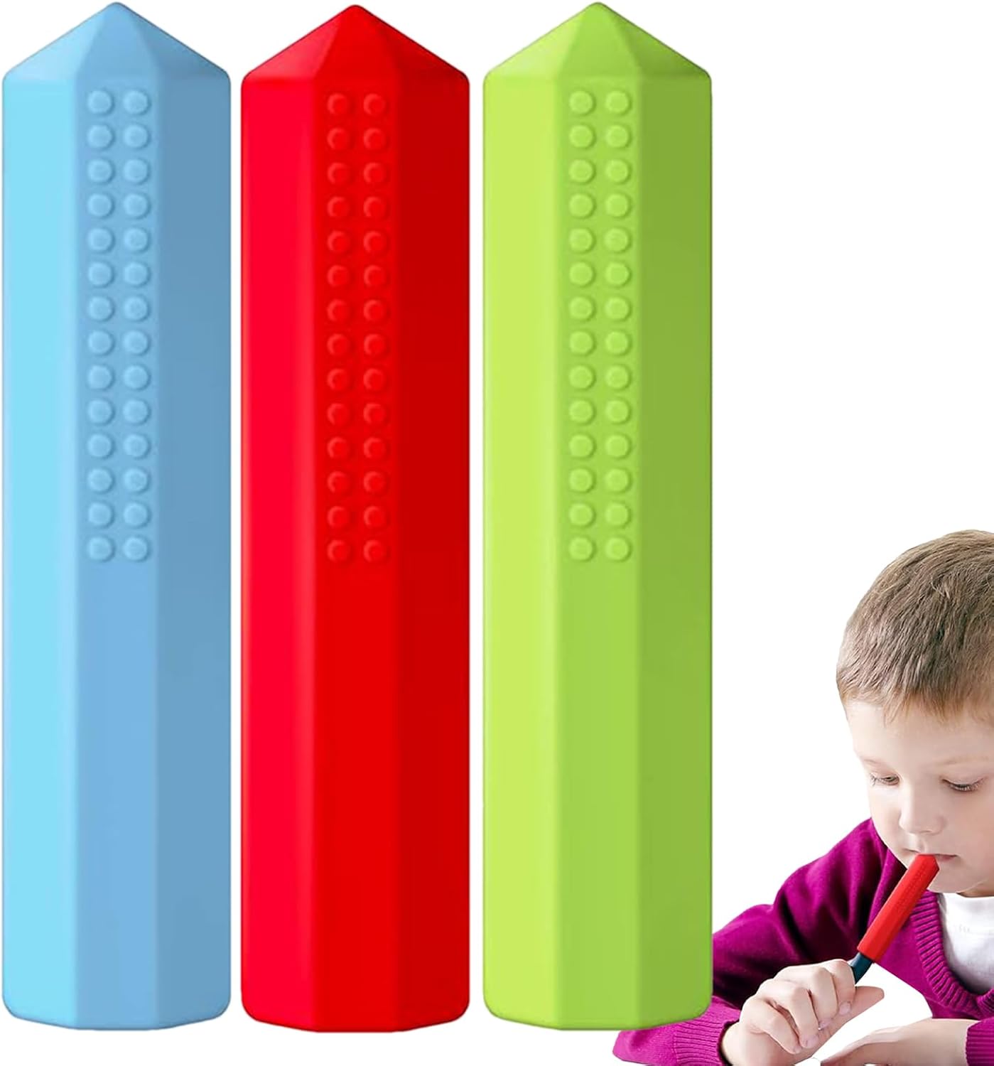 6 Crayons Sensoriels Colorés à Mâcher – Image 9