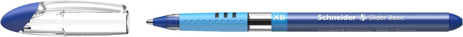 Lot de 10 Stylos à Bille Schneider XB Bleu – Image 8