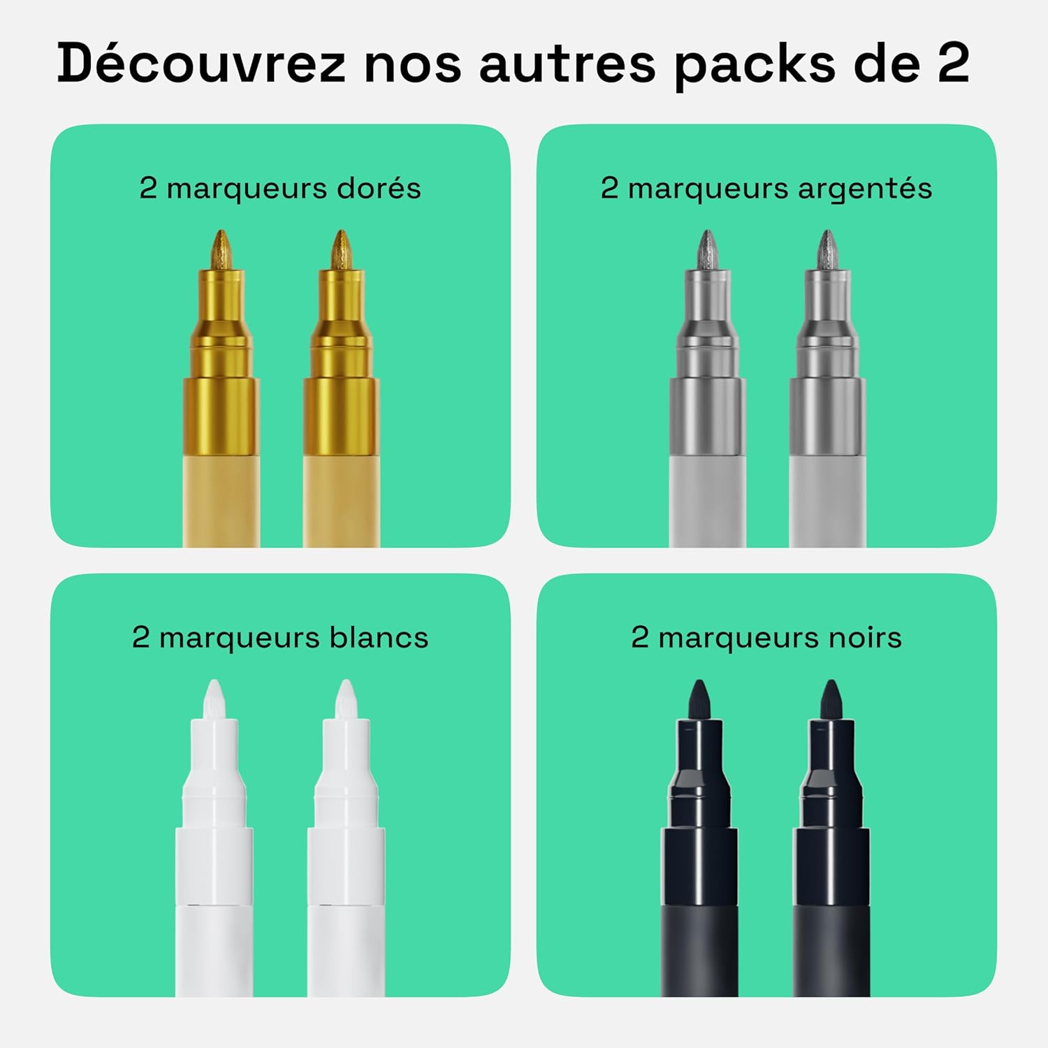 Stylos Acryliques Dorés Artistro – Pointe Extra Fine 0,7 mm – Image 6