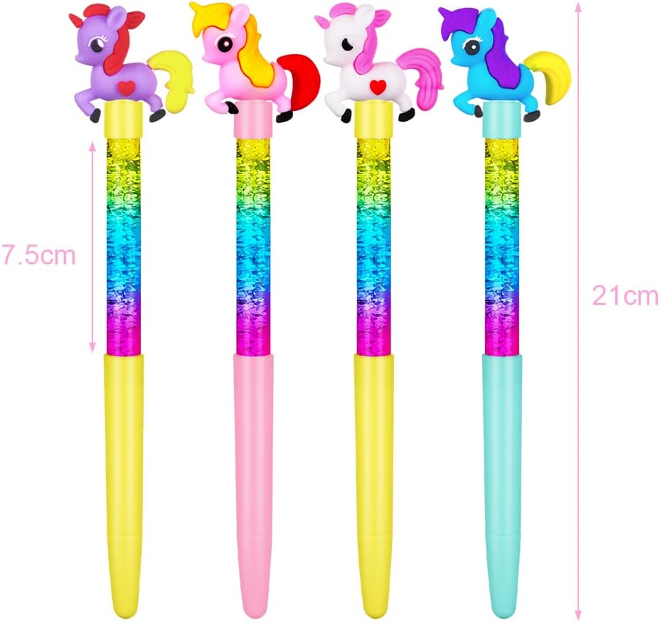 Stylo Licorne Kawaii - Set de 4 Pcs – Image 2
