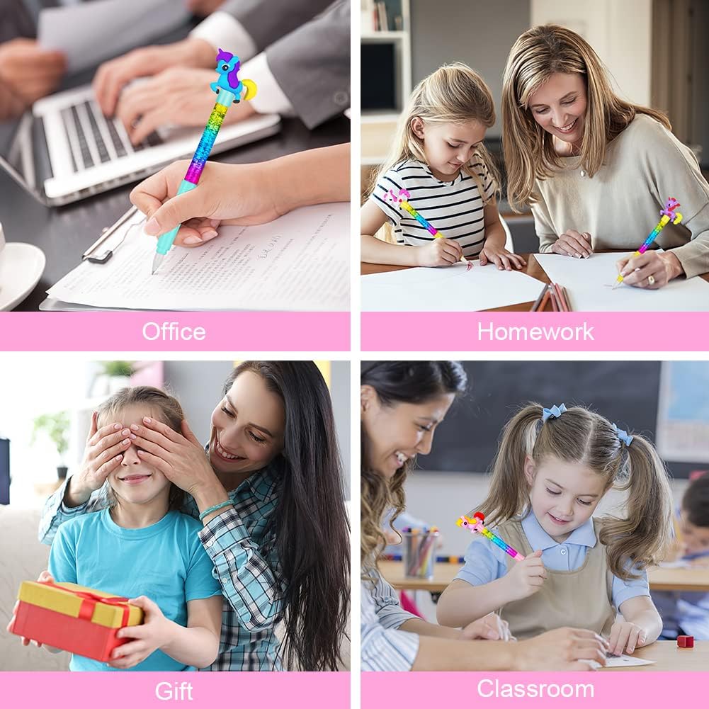 Stylo Licorne Kawaii - Set de 4 Pcs – Image 7