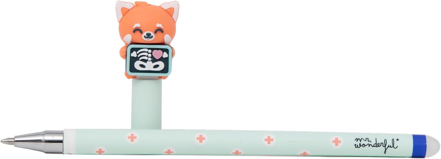 Mr Wonderful - 3 Stylos Effaçables Panda Rouge – Image 2