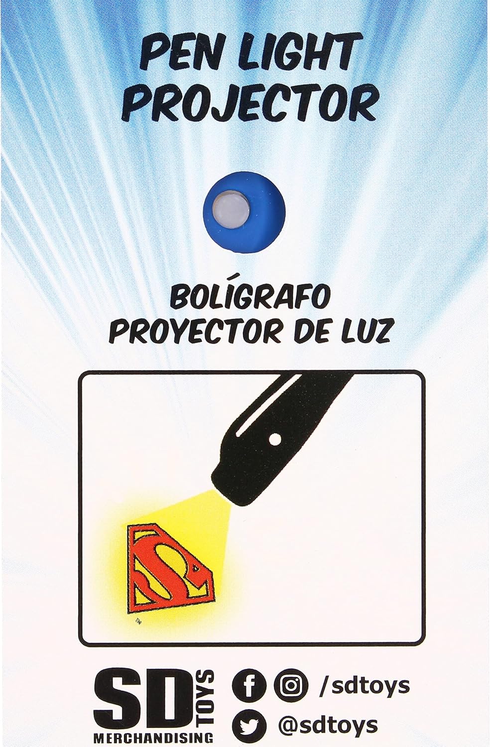 Stylo Lumineux DC Universe - Logo Superman – Image 7