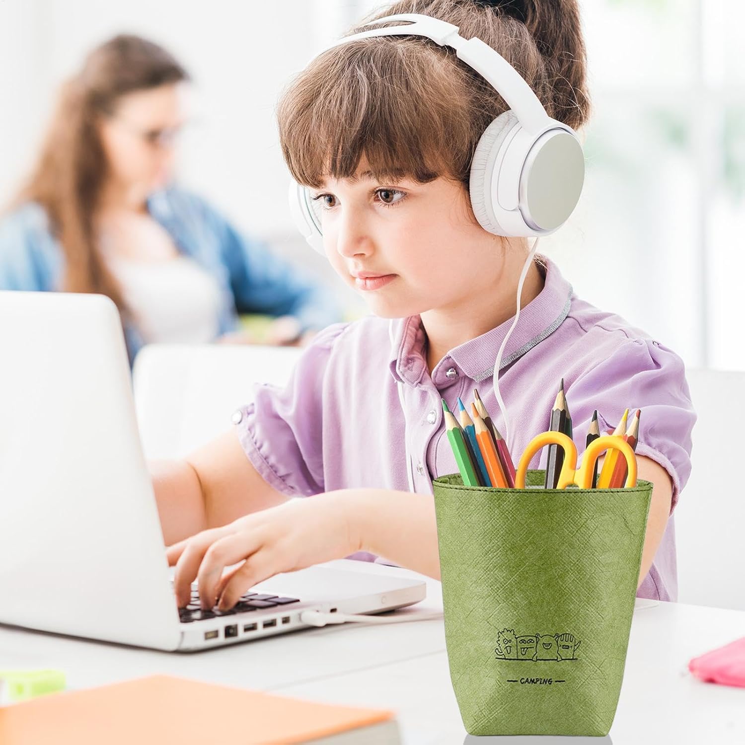 Organisateur de Bureau : Porte-Stylo en Papier – Image 9