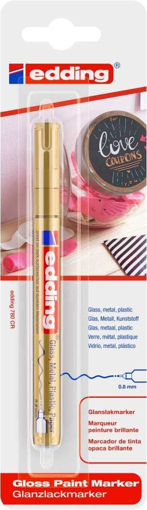 Marqueur Peinture Brillante Or - Pointe Extra Fine – Image 2