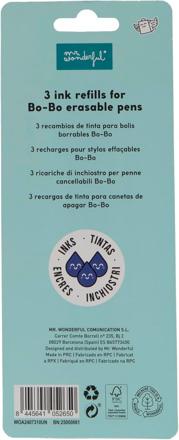Recharges d'Encre Gel Thermosensible - Lot de 3 Bleu – Image 2