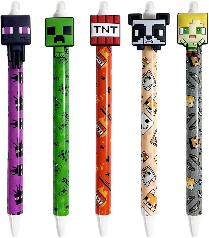Stylo à encre gel effaçable Minecraft – Image 2