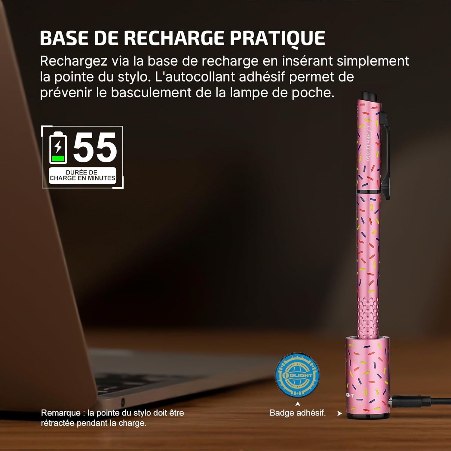 Olight Open Glow: Lampe Stylo LED 120 Lumens – Image 3