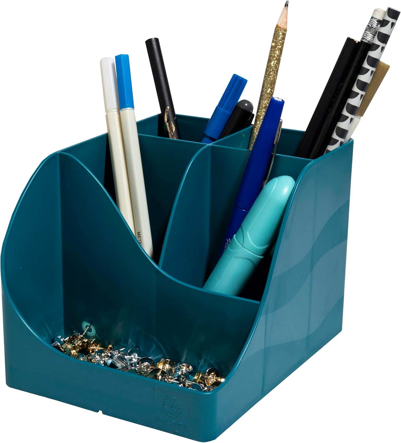 Pot à Crayons Pen Wave Neo Deco Bleu Canard – Image 6