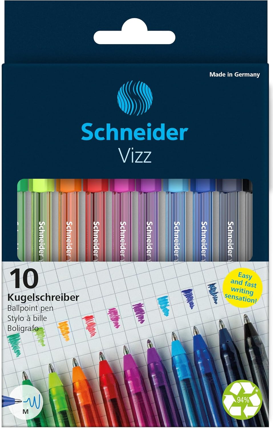 Stylos à bille Schneider Vizz - Lot de 10 – Image 5