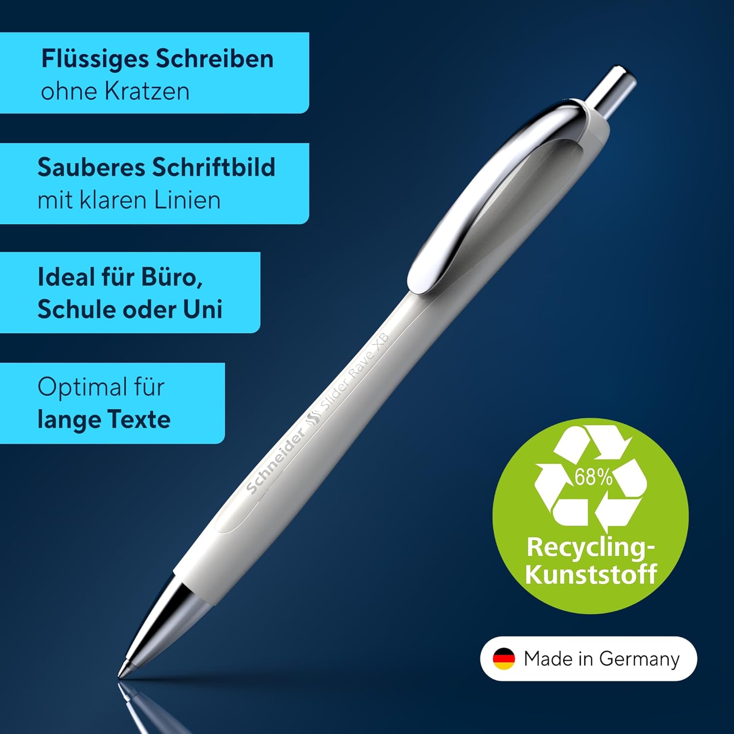Stylos à bille Schneider Rave XB - Lot de 4 – Image 2