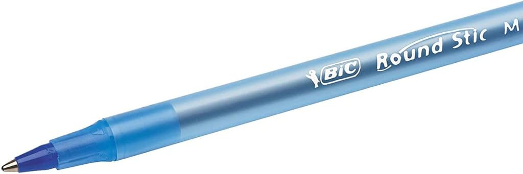 Stylos à bille bleus - 1 mm, 8 pièces – Image 2