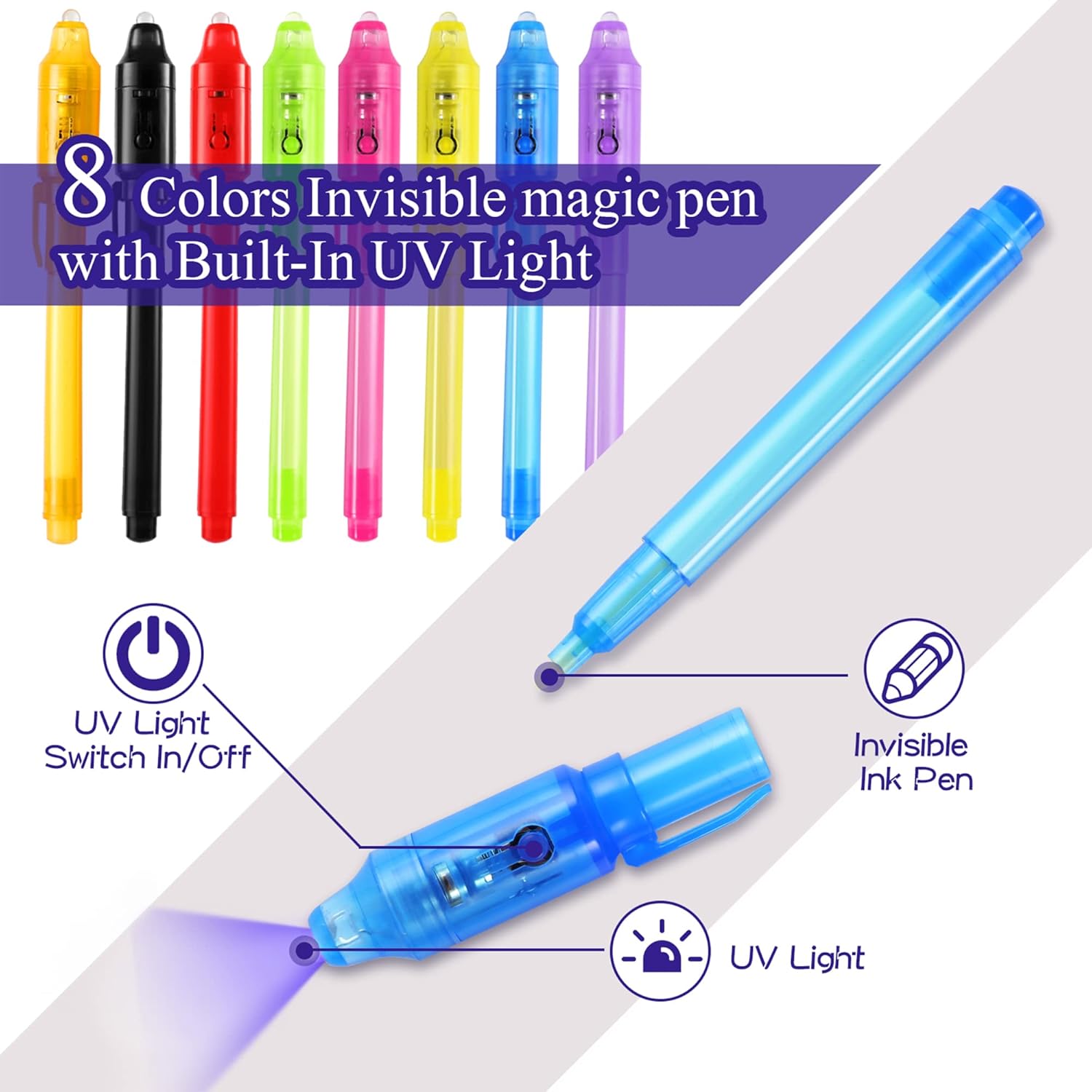 Set de Stylos Invisibles et Carnet Détective – Image 3