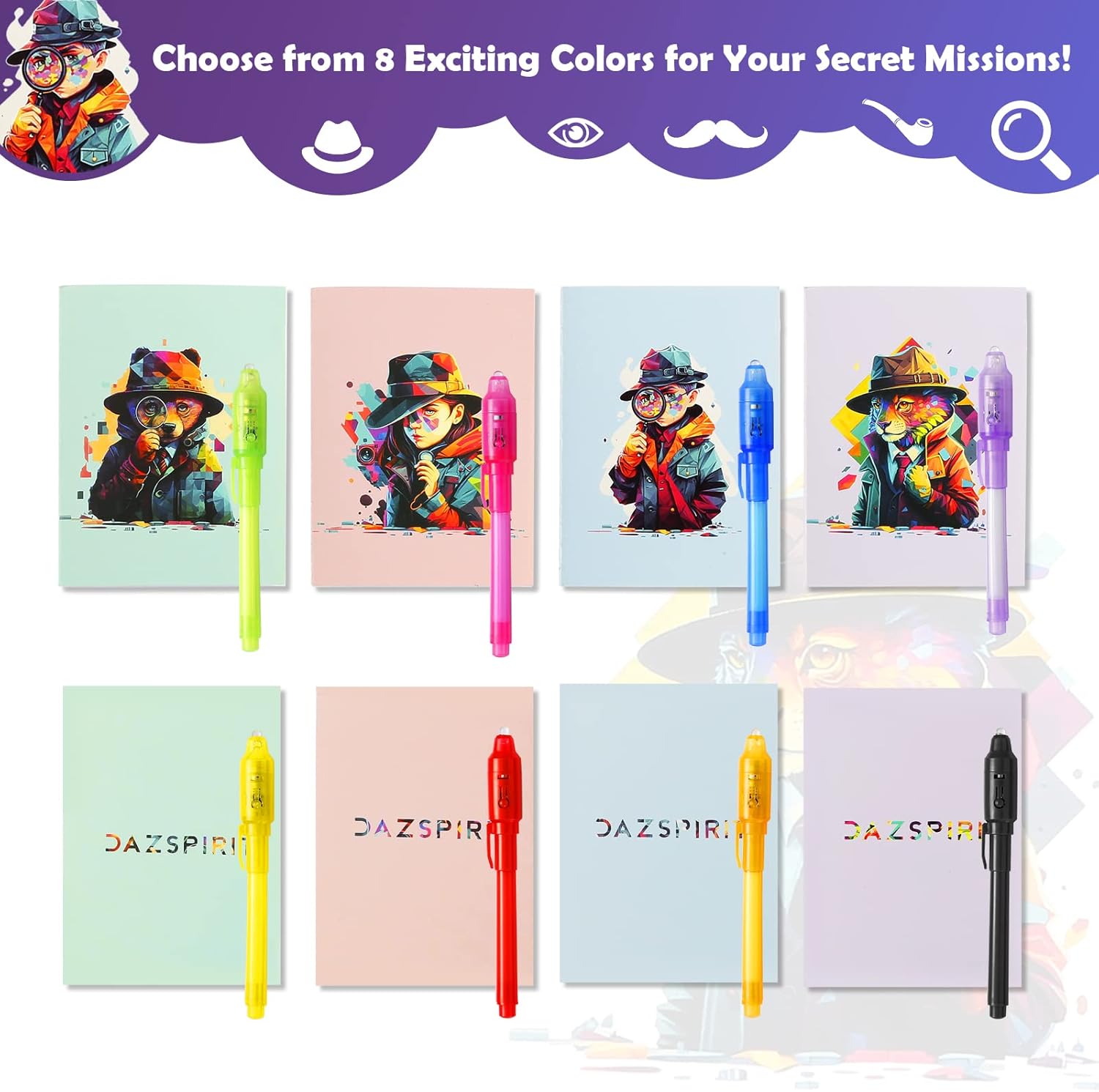 Set de Stylos Invisibles et Carnet Détective – Image 5