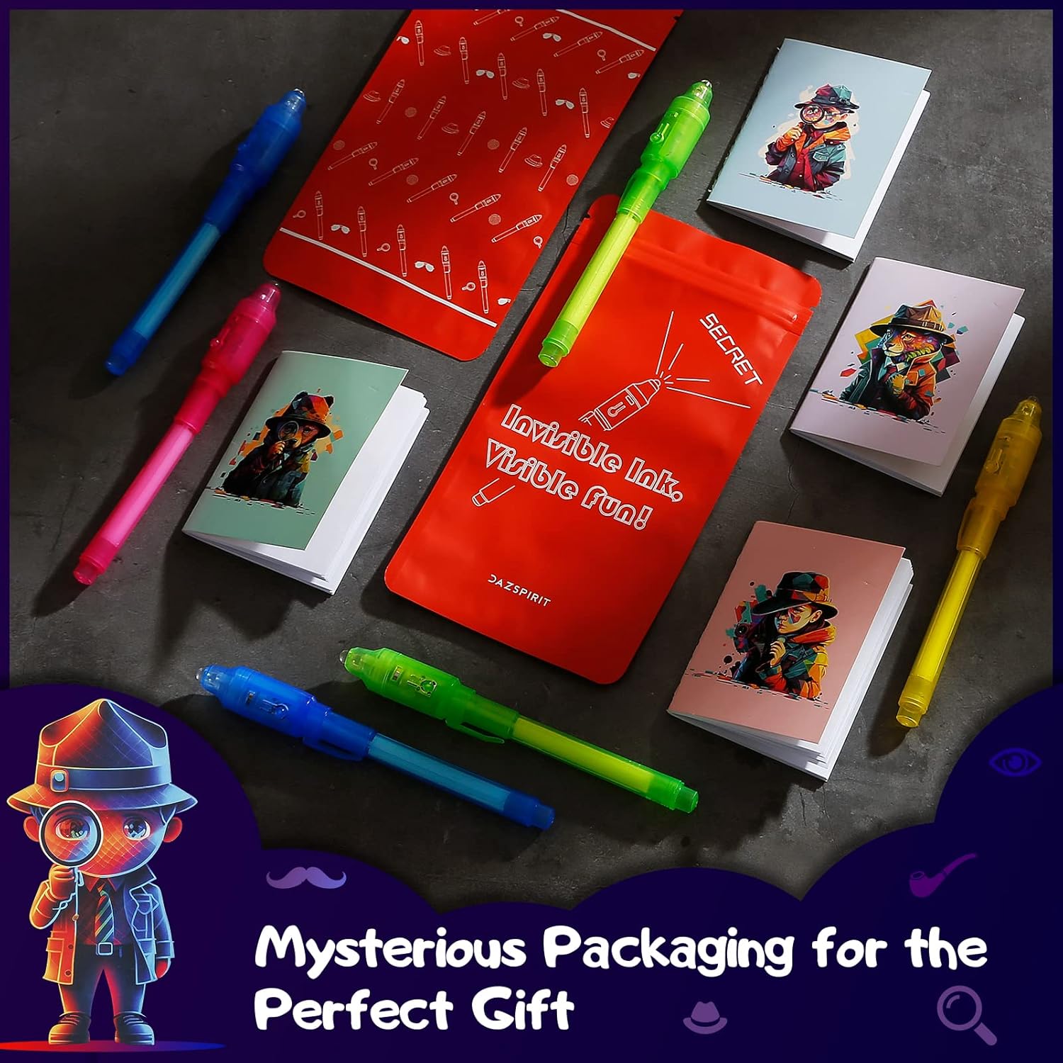 Set de Stylos Invisibles et Carnet Détective – Image 6