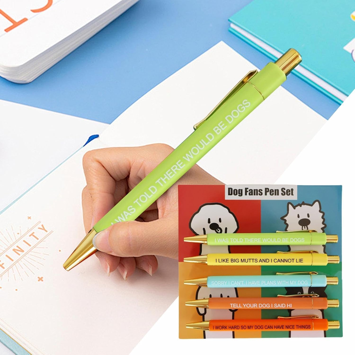 Lot de 5 Stylos Écriture Chiens - Fun & Pratique – Image 7