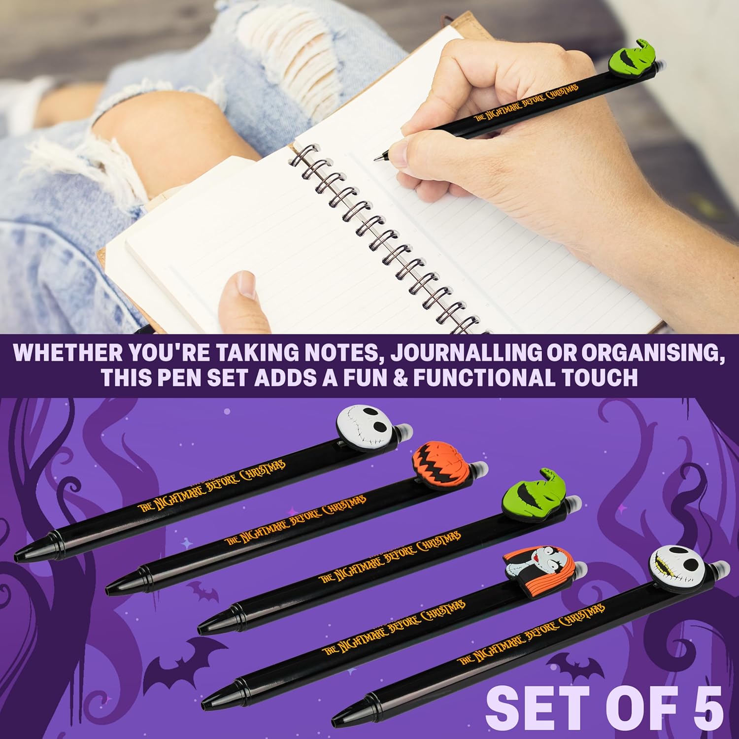 Stylos Effaçables Gel Disney - Lot de 5 – Image 2