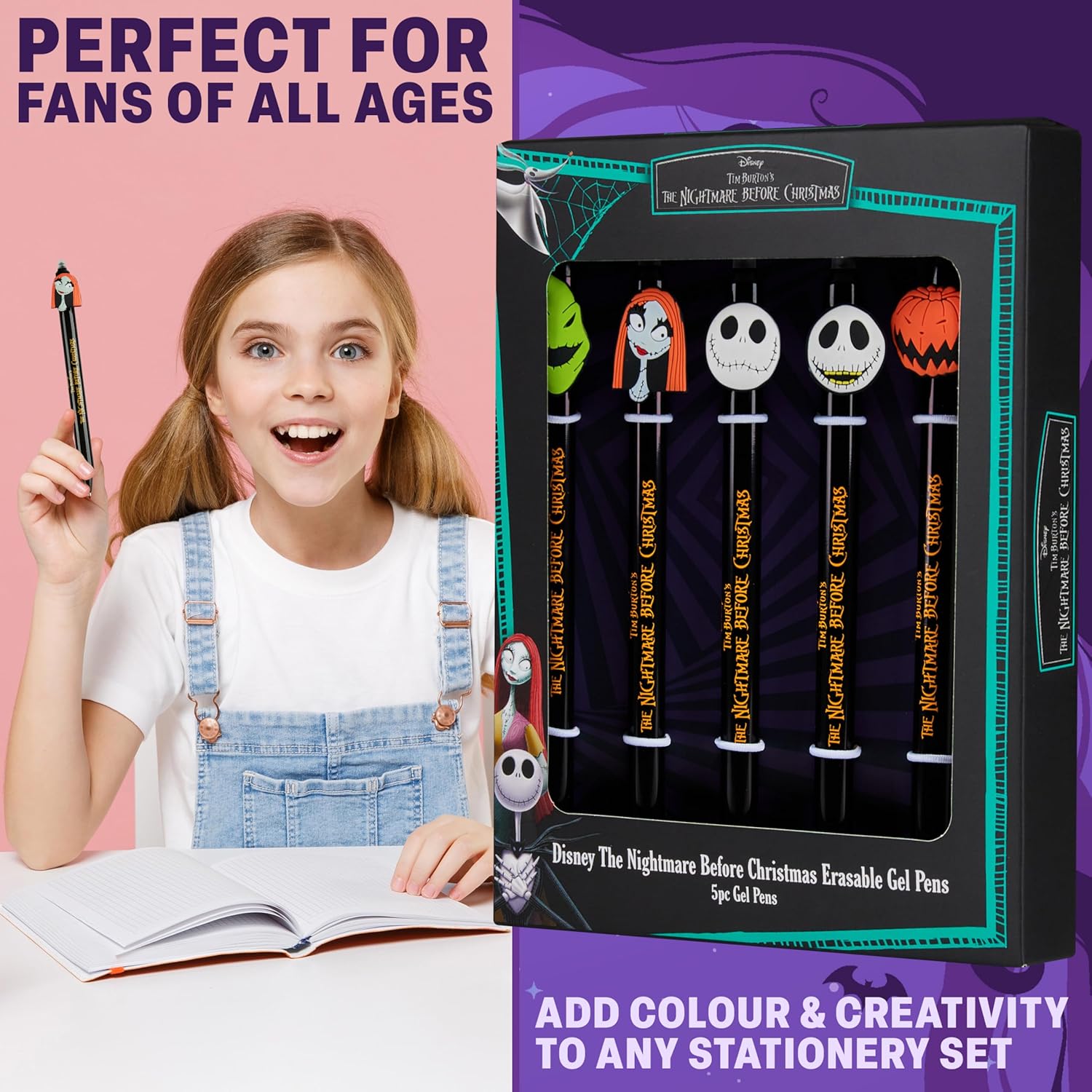 Stylos Effaçables Gel Disney - Lot de 5 – Image 5