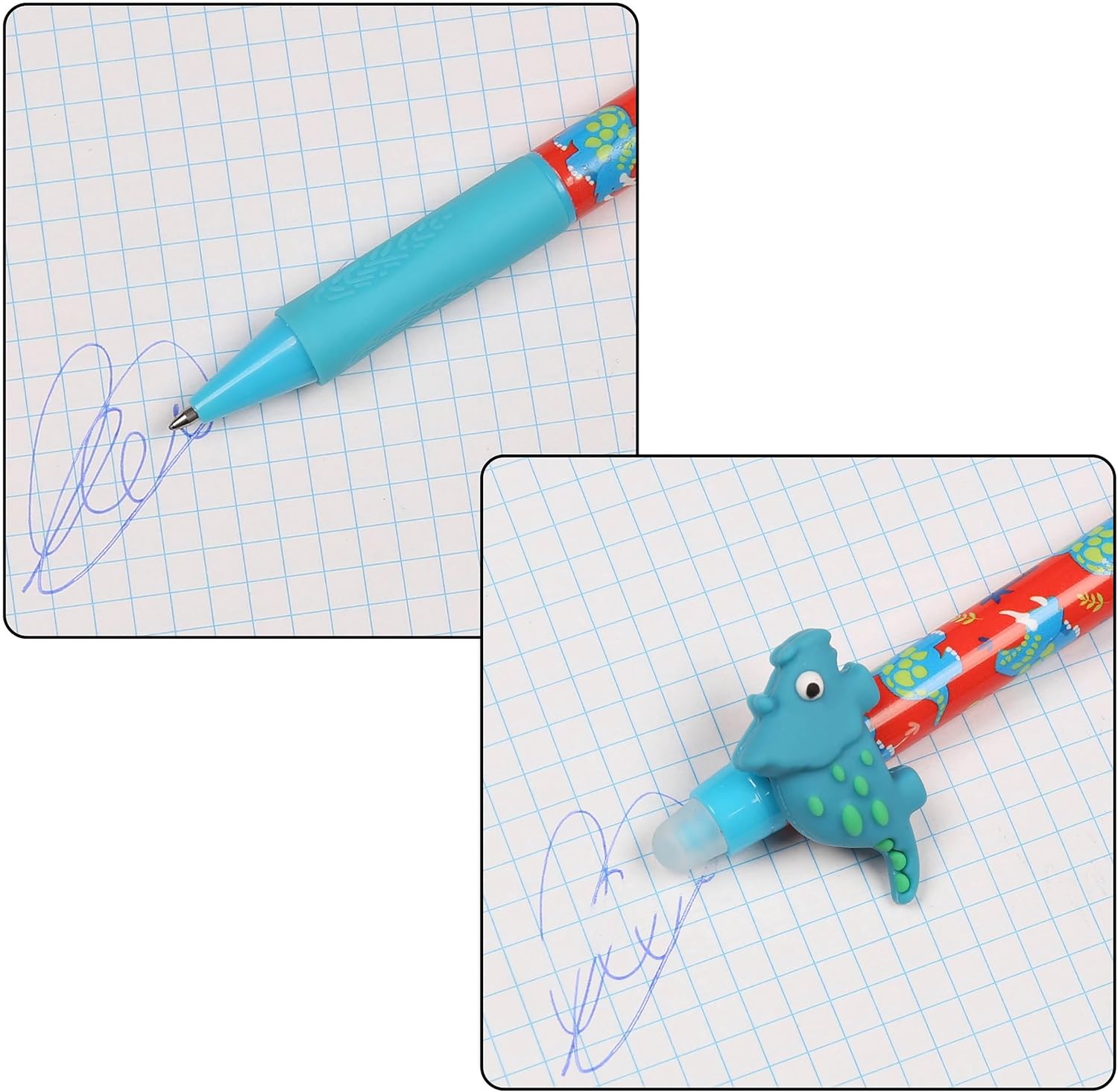 Stylo Dinosaure Effaçable 0,7 mm - Encre Bleue – Image 5