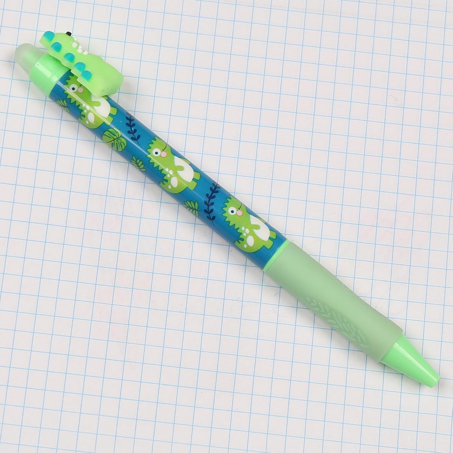 Stylo Dinosaure Effaçable 0,7 mm - Encre Bleue – Image 6
